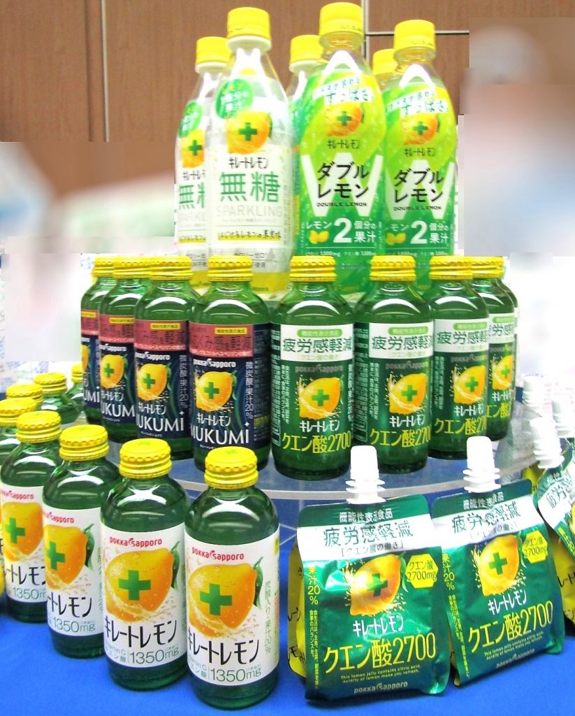 連續7年創下最高出貨量キレートレモン